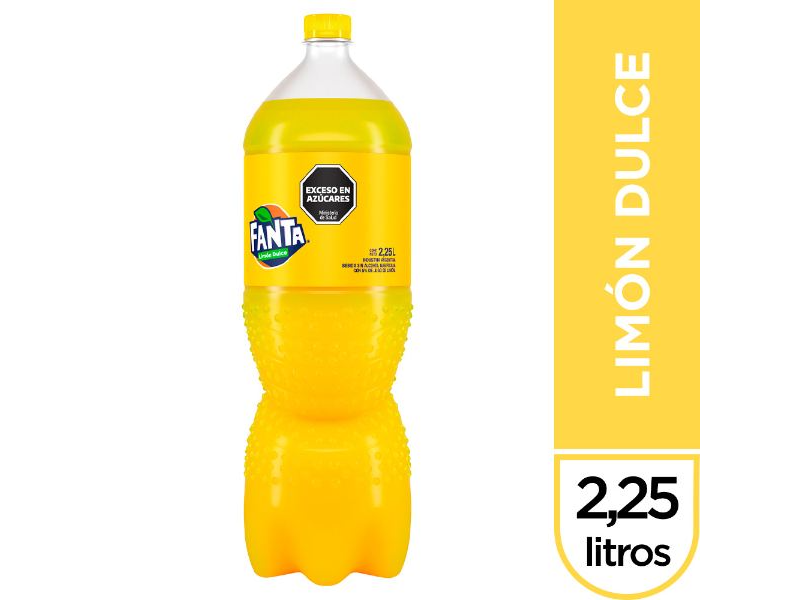 FANTA LIMON DULCE X 2.25LTS - BOTELLA DESCARTABLE