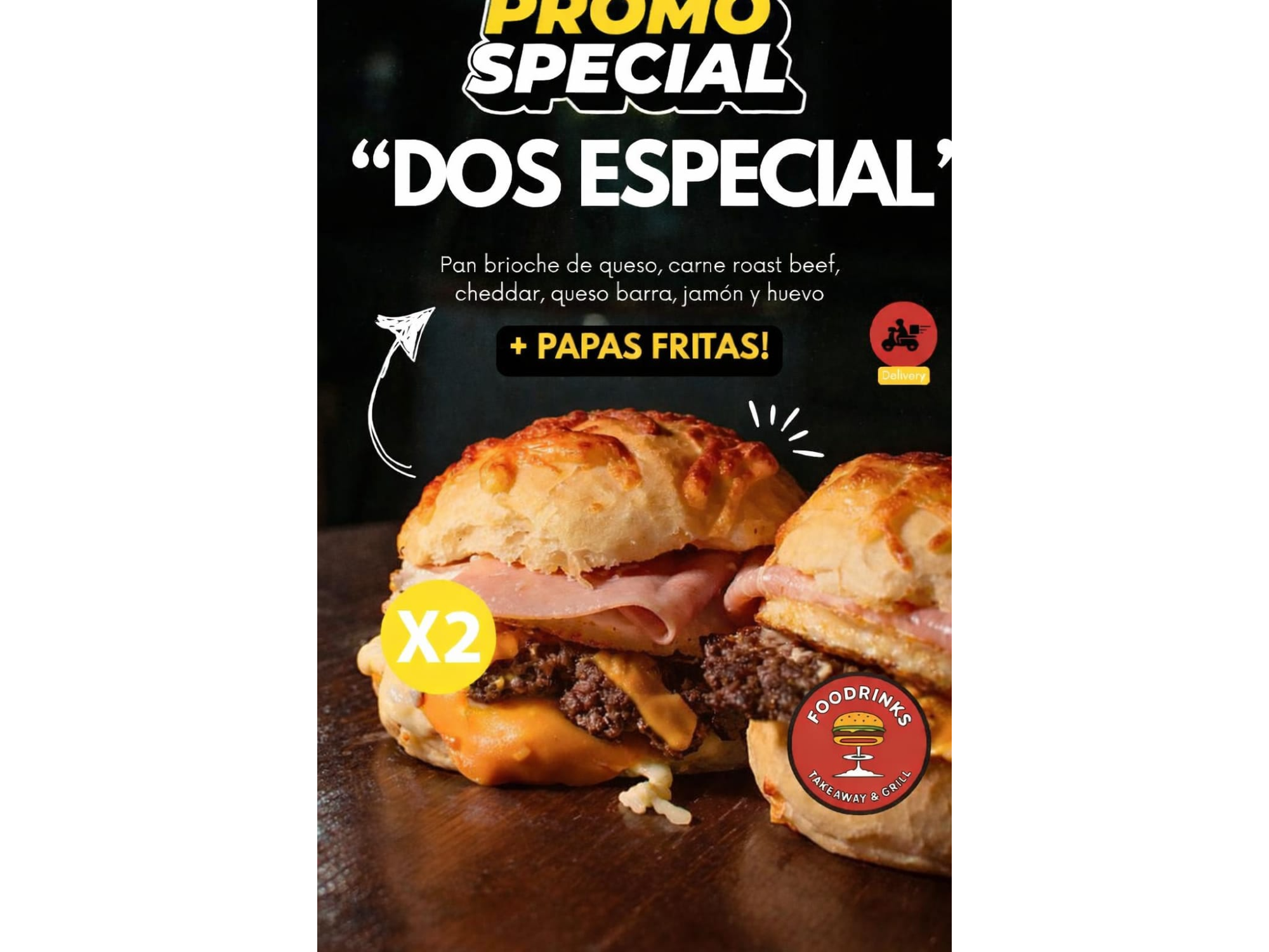 2 BURGUER ESPECIALES