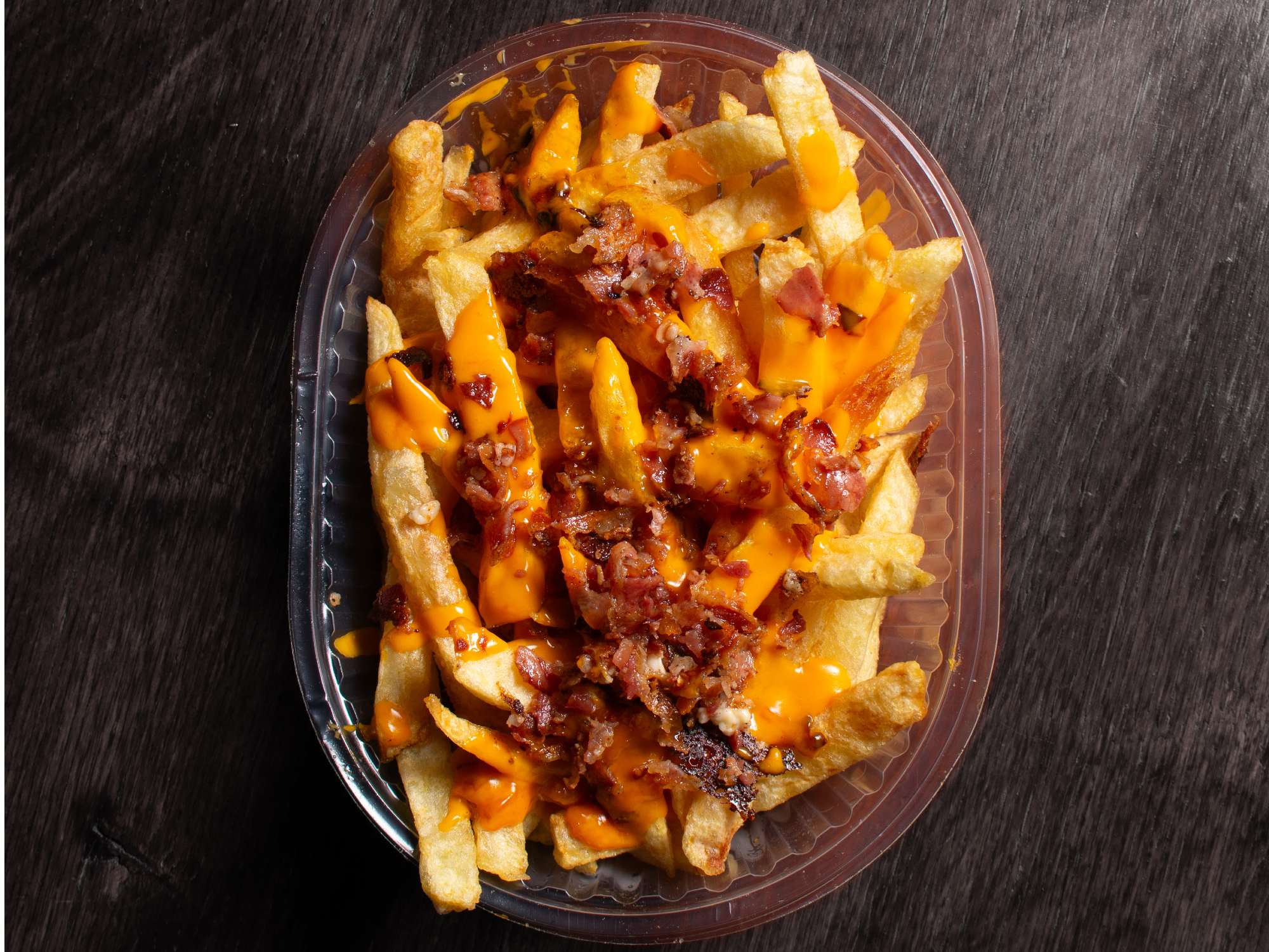 PAPAS CHEDAR Y BACON