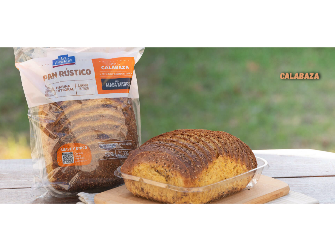 Pan Rustico Masa Madre Calabaza - La Francia