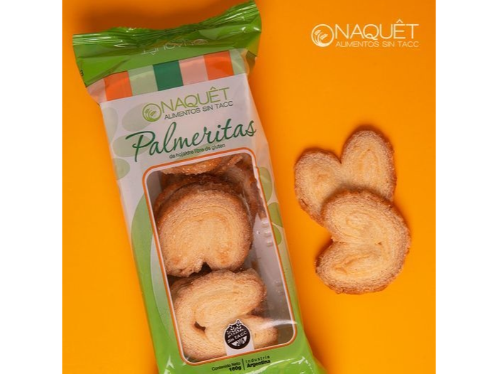 Palmeritas Naquet 160 Gr - SIN TACC