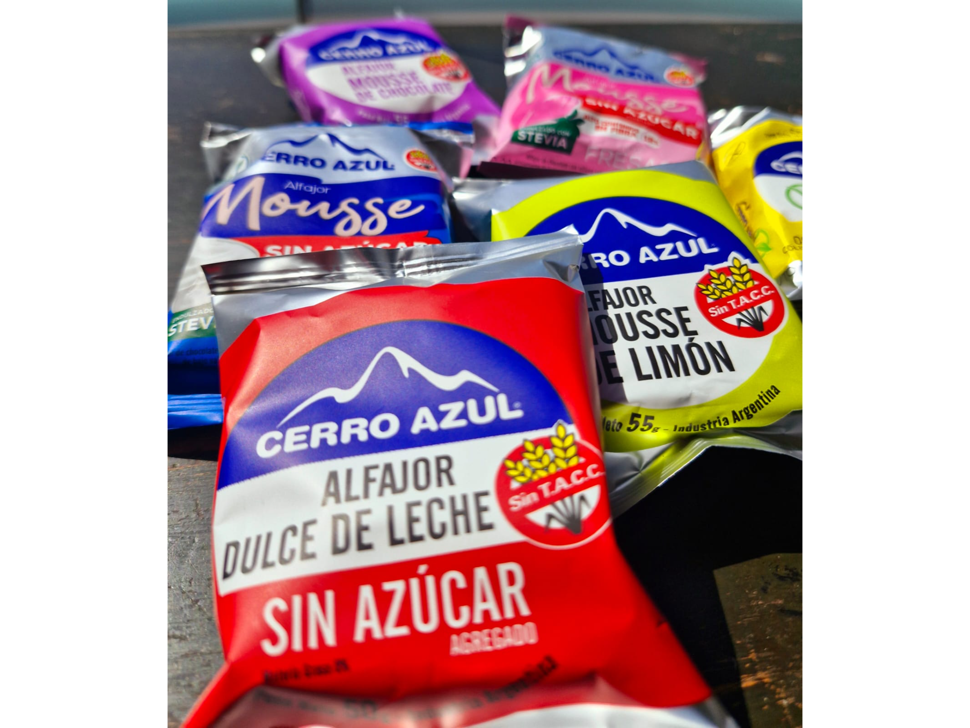 Alfajores Cerro Azul S/Azucar SIN TACC