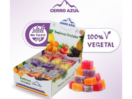 Bombon Frutal Cerro Azul SIN TACC