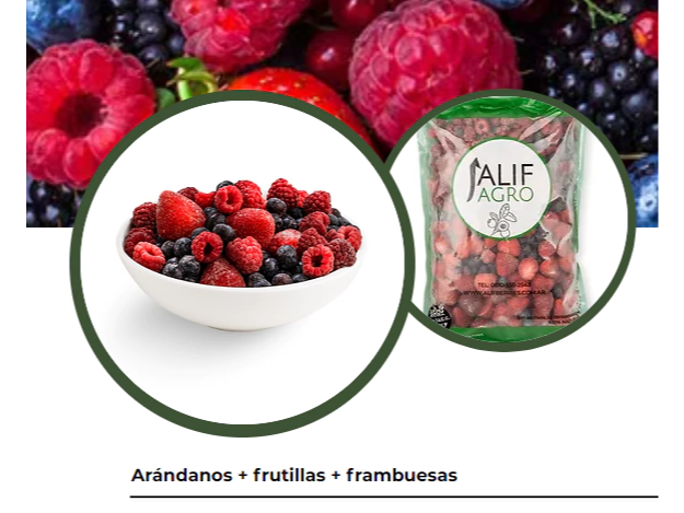 Mix de Frutos Rojos Congelados ALIF AGRO