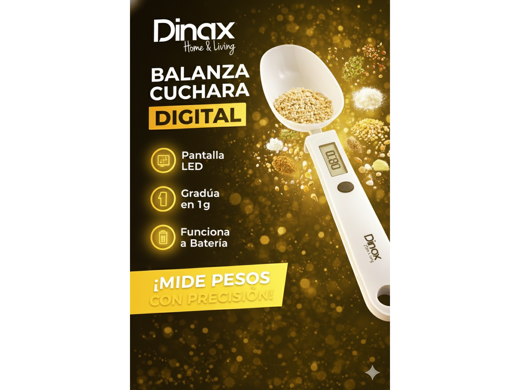 Balanza cuchara digital