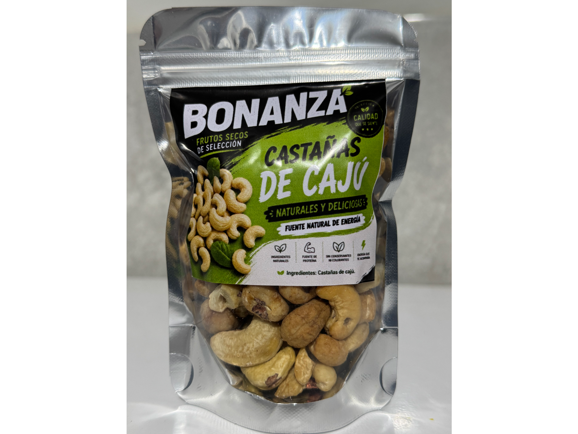 Castañas de caju Brasil w3 por 100gr bolsa Doy pack