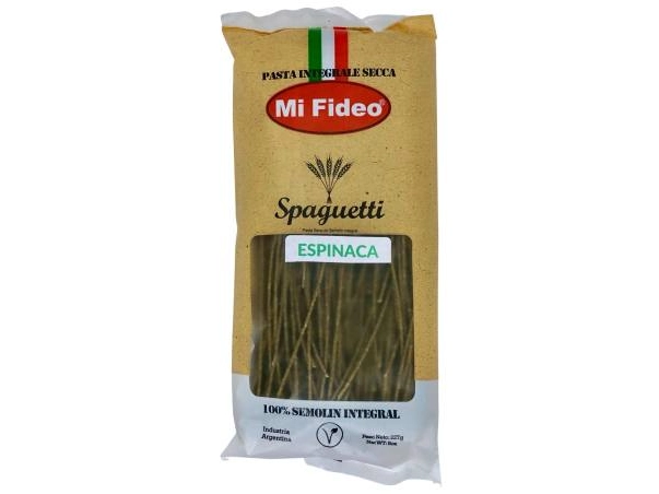 Spaguetti integral "Mi fideo" Espinaca