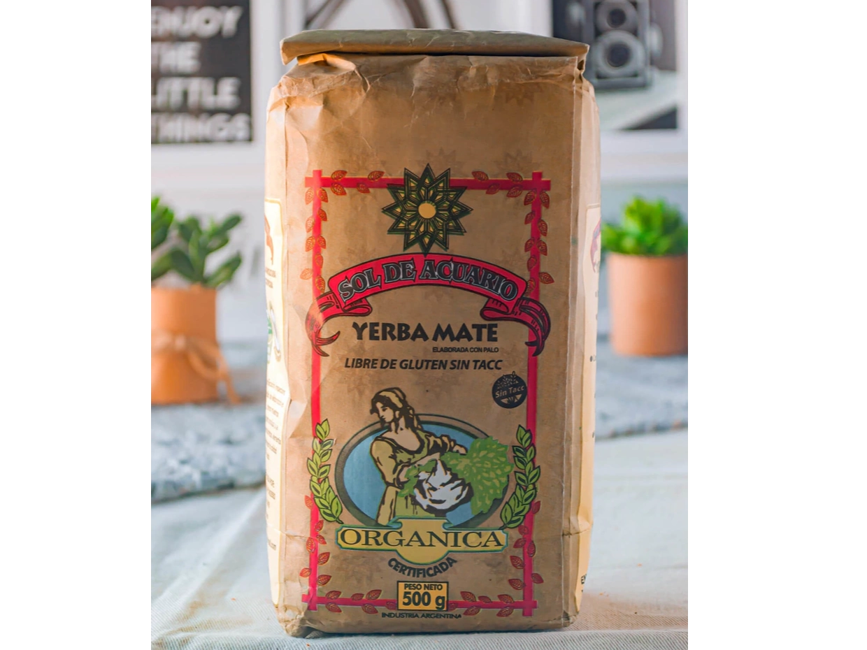 Yerba Orgánica Sol De Acuario 500gr