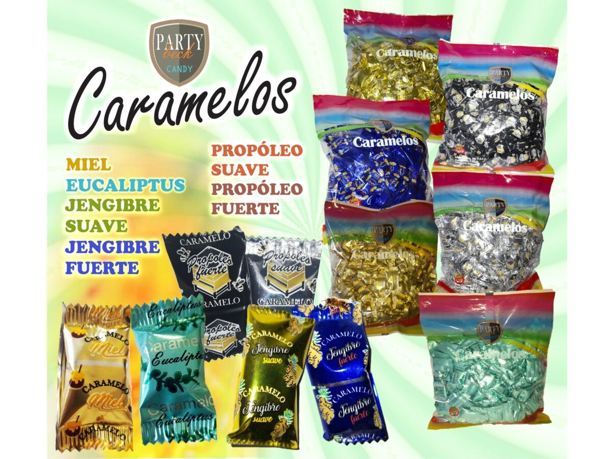Caramelos "Party Beck" Saludables x200gr (36 unid)
