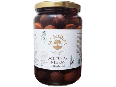 Aceitunas Negras "San Nicolas" Org 6 unid x 500gr