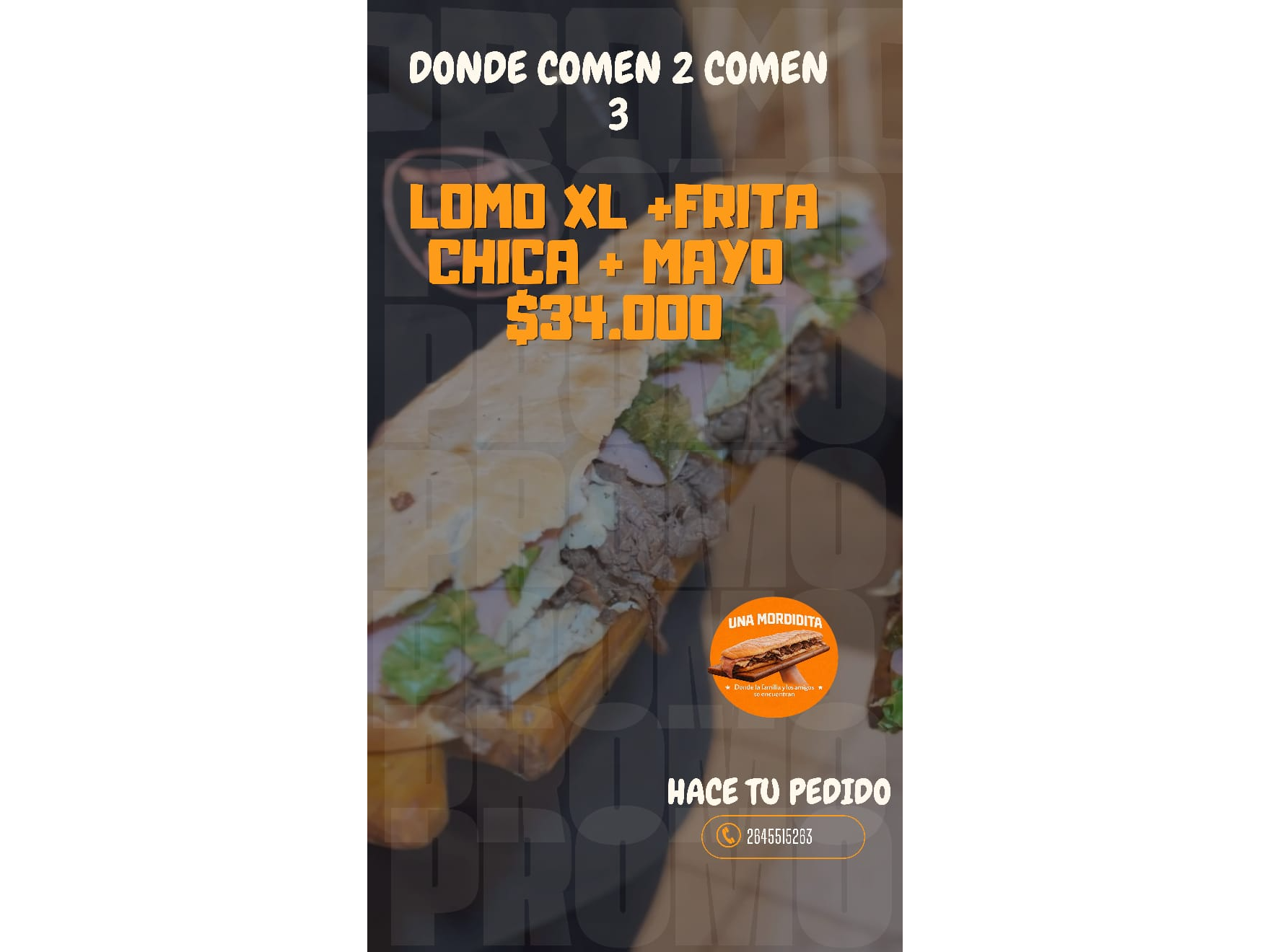 Lomo Xl más frita chica