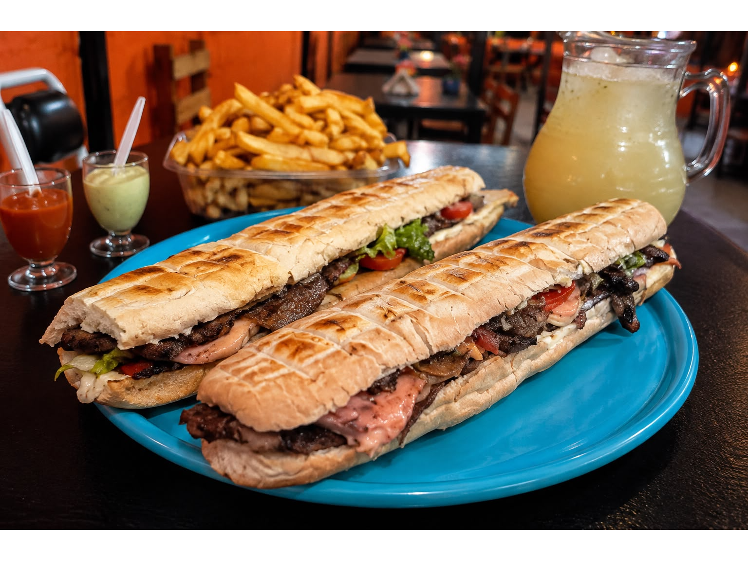 🥩 Pachata XL 50 cm + Fritas Grandes