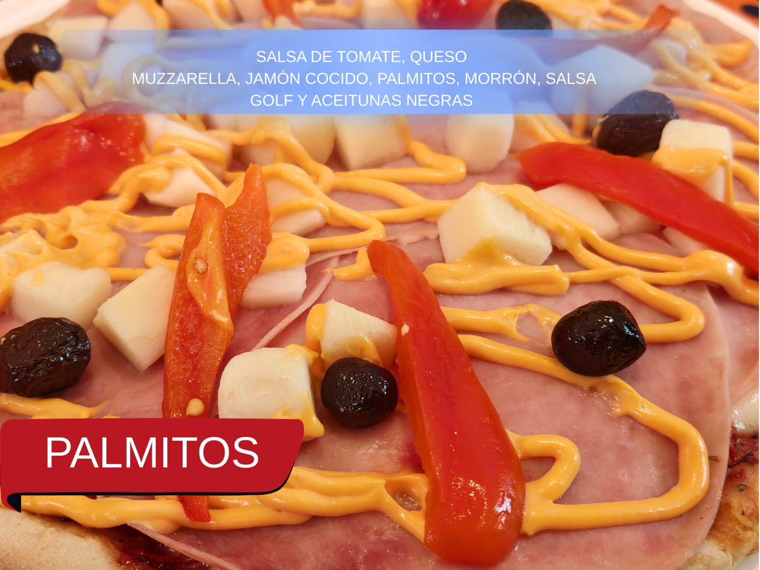 Pizza de palmito