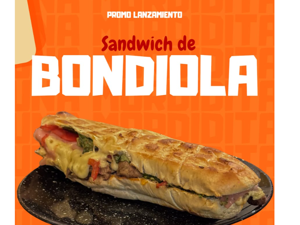 2 sándwich de bondiola mas frita