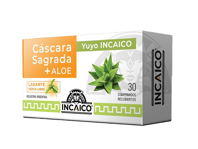 CASCARA SAGRADA + ALOE incaico x 20 comp