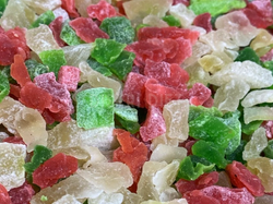 FRUTA MULTICOLOR EN CUBO