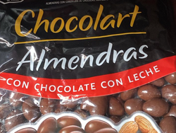 ALMENDRA BAÑADA EN CHOCOLATE 500 GR