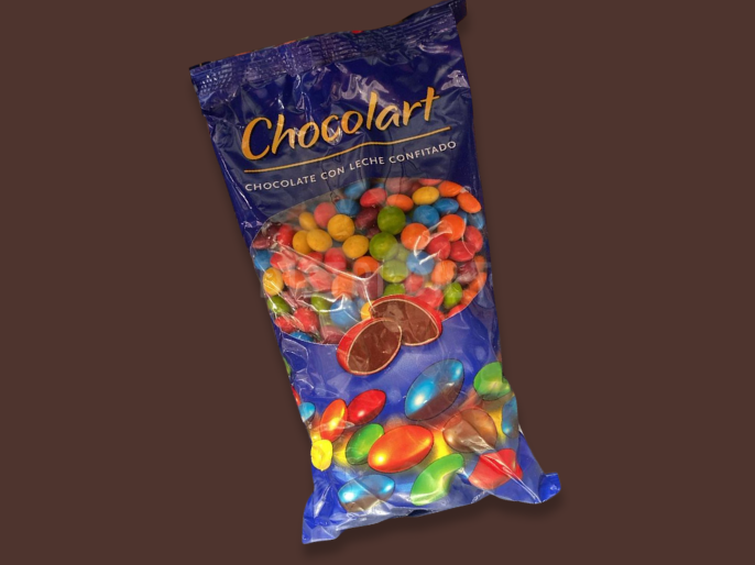 CONFITES DE CHOCOLATE TIPO ROCKLETS 500 GR