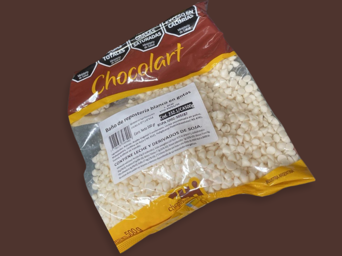 CHIPS DE CHOCOLATE BLANCO 500 GR