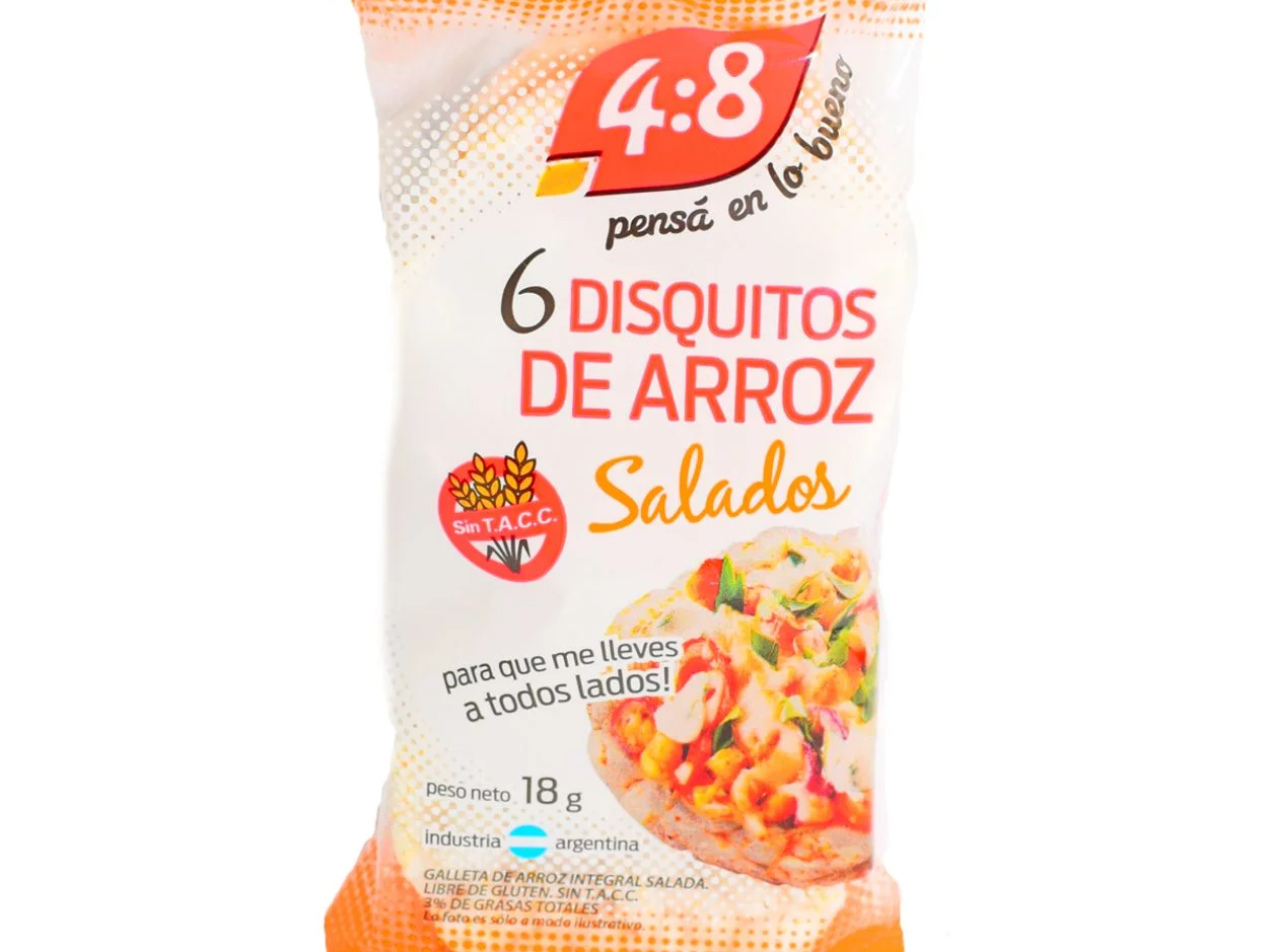 CAJA DE DISQUITOS DE ARROZ