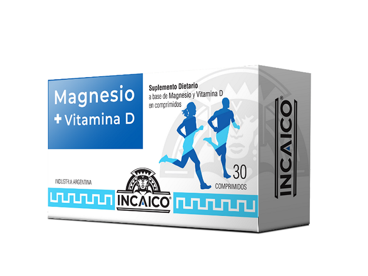 MAGNESIO + VIT. D incaico x 30 comp.