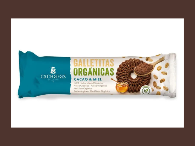 GALLETA ORGANICA CACAO Y MIEL 170 gr