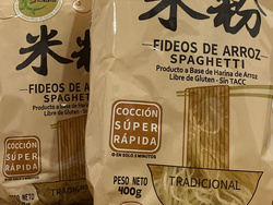FIDEOS DE ARROZ SPAGHETTI 400 GR