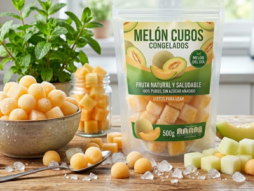 Melon en cubos