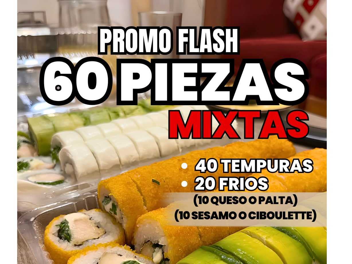 60 PIEZAS FLASH