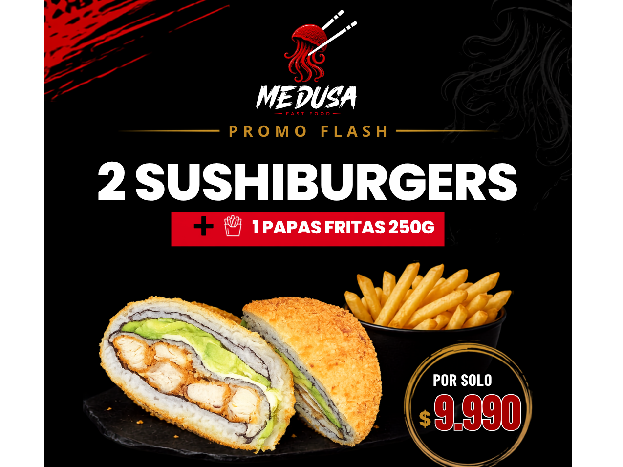 PROMO 2 SUSHIBURGUERS