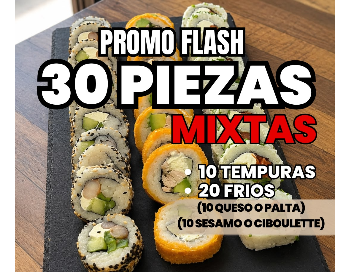 30 PIEZAS FLASH