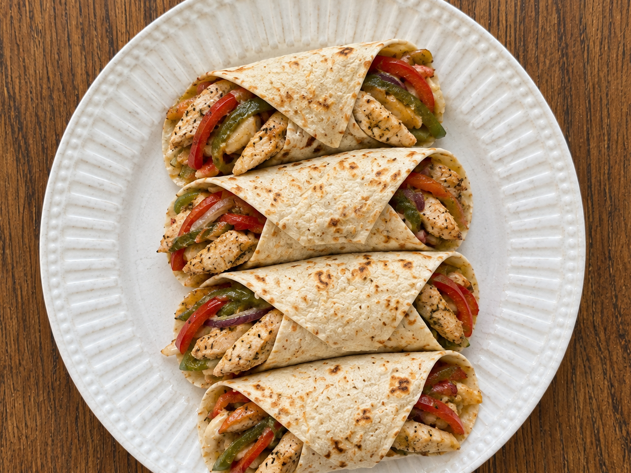 Fajitas de pollo