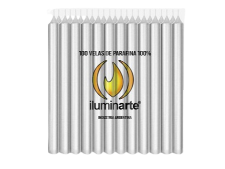 VELAS PARAFINA "ILUMINARTE" X 100