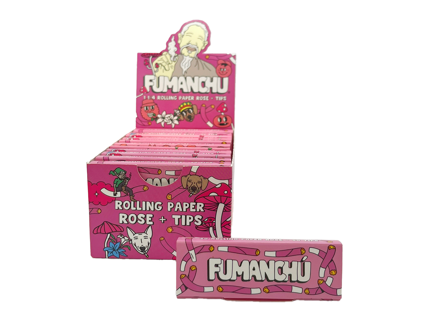 Papel Fumanchu Pink 79mm + Tip x24u