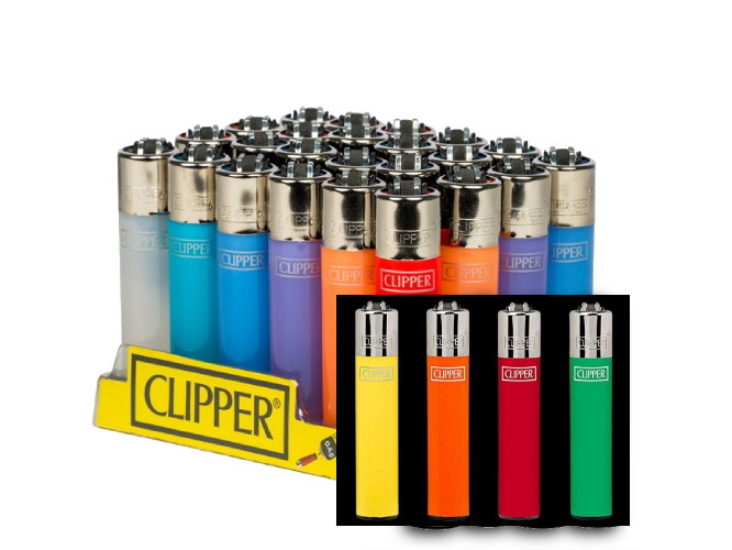 ENCENDEDOR CLIPPER LISO GRANDE X24
