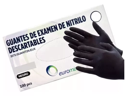 GUANTES DE NITRILO TALLE L X100 U
