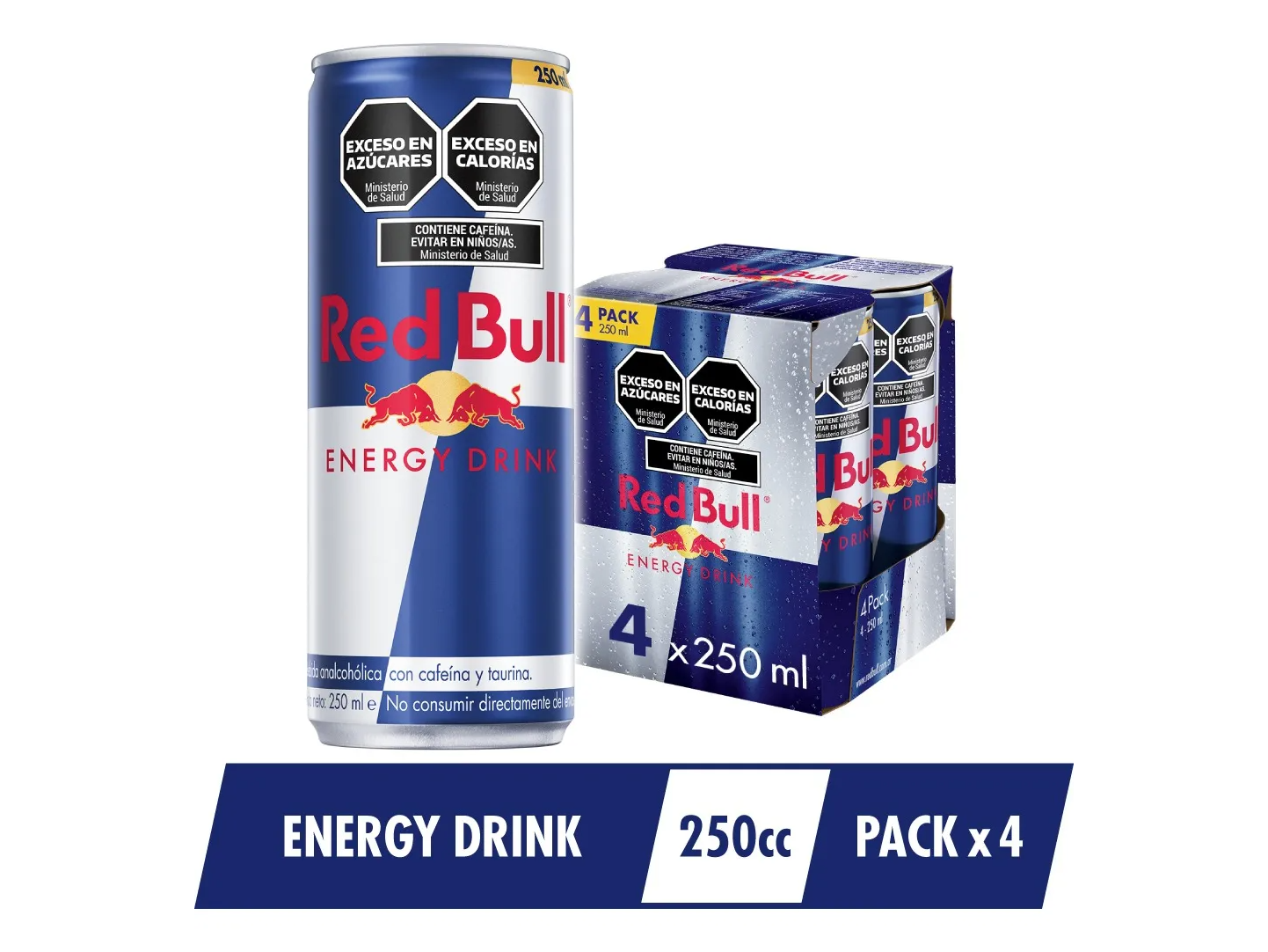 LATA RED BULL 250cc