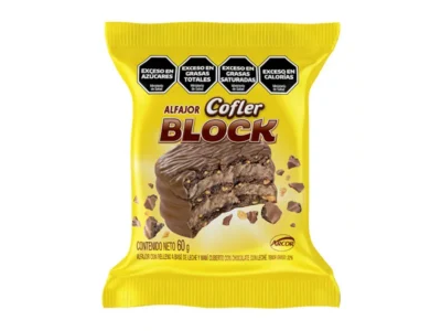 ALFAJOR COFLER BLOCK CAJA