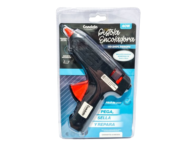 PISTOLA DE SILICONA 40W