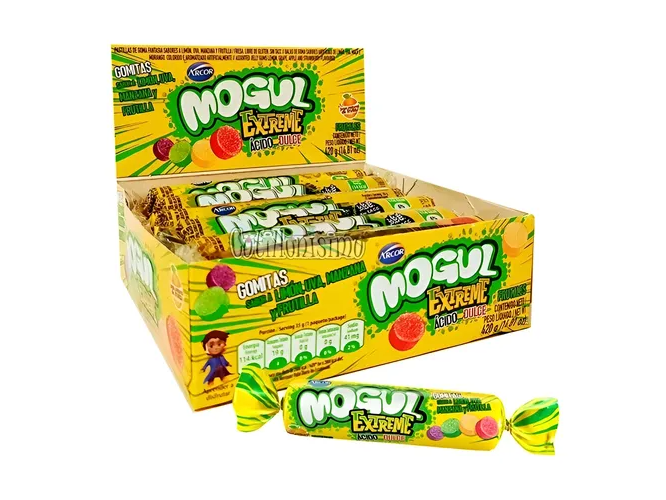 GOMITAS MOGUL EXTREME A. ROLLO X 35GR (DISPLAY x 12 rollos)