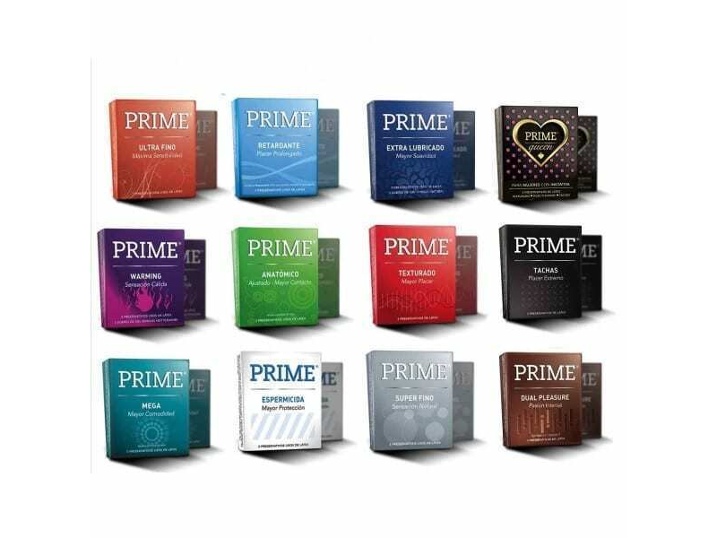 PRESERVATIVOS PRIME SURTIDOS (TODOS LOS COLORES)