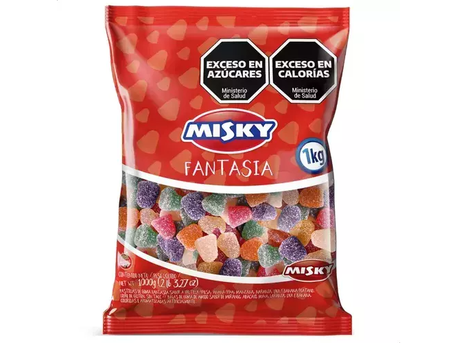 MISKY GOMITA FANTASIA TRIANGULITO COLORES 1KG (CJX6)