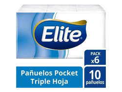 PAÑUELOS ELITE X 6 UDS