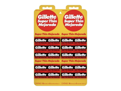 GILLETE HOJA ROJA (PLANCHA X 20 CAJITAS DE 5 HOJITAS)