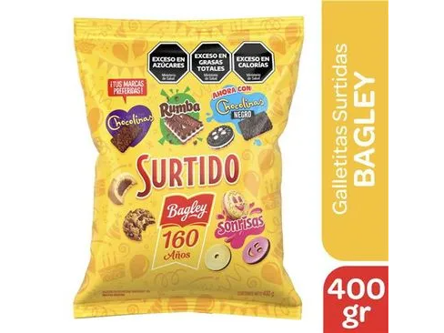 SURTIDO BAGLEY X 400 GRS (BX21)
