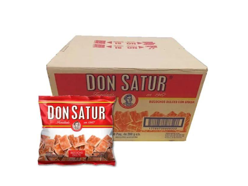 BIZCOCHOS DON SATUR AGRIDULCES X 200 GR (30XB)