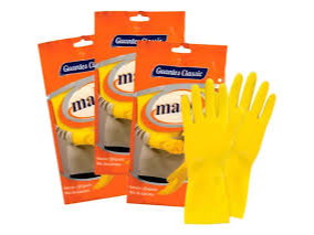 GUANTES AFELPADOS MAKE GRANDE, EXTRA GR, MEDIANO (BX144) 2308