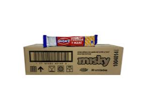 TURRON MISKY DE MANI X 25 GR (caja X50 uni)