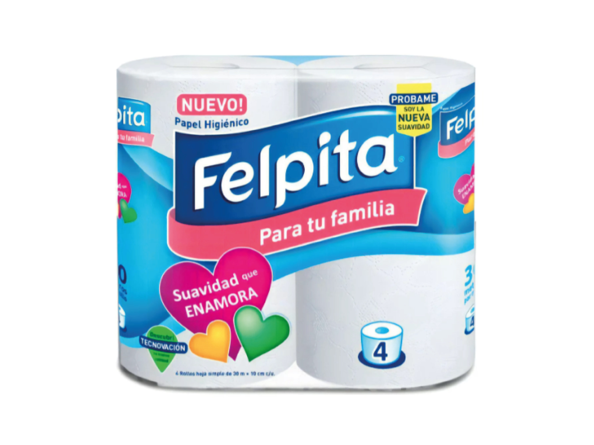 PAPEL HIGIENICO FELPITA 4 X 30 MTS 0046
