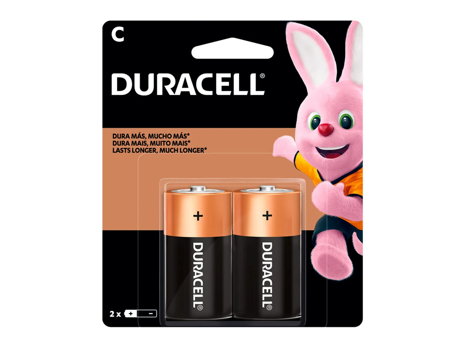 PILAS DURACELL MEDIANA (C) X 2